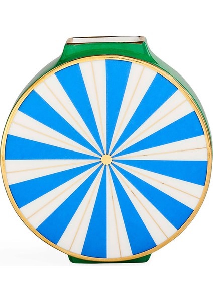 Portofino Circle Mavi Seramik Vazo modelleri