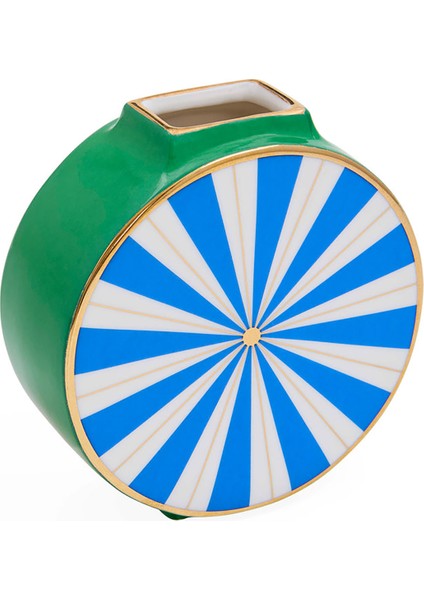 Portofino Circle Mavi Seramik Vazo indirimleri