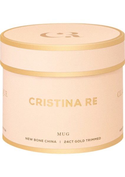 Blush Stripes 24 Ayar Altın Kaplama Mug modelleri