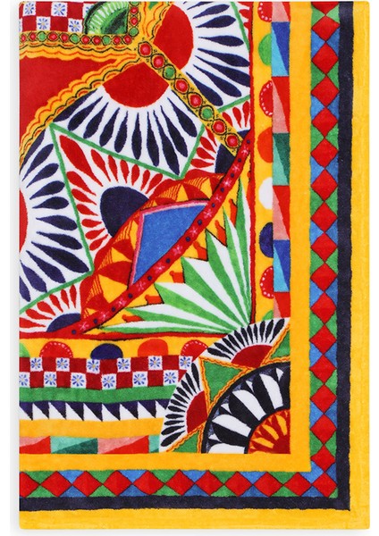 Terry Çok Renkli Desenli Havlu fiyatları