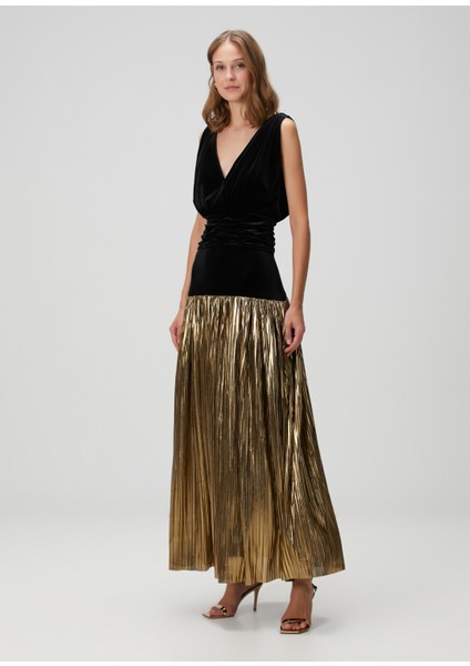 Gianna Çok Renkli Maksi Abiye Elbise fiyatları