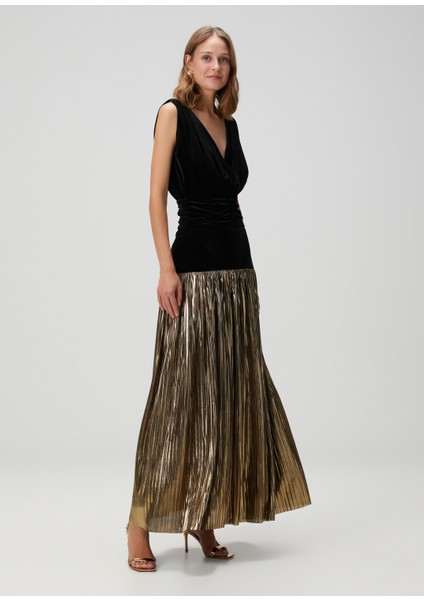 Gianna Çok Renkli Maksi Abiye Elbise modelleri