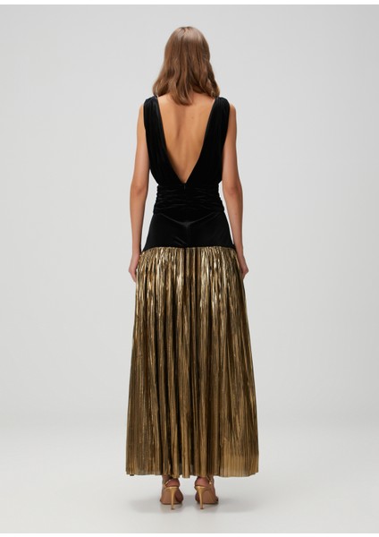 Gianna Çok Renkli Maksi Abiye Elbise fırsatları