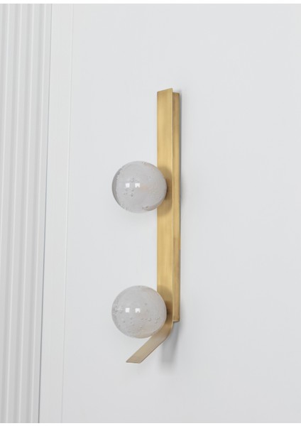 Helsingör Eskitme Soft Kabarcıklı Cam 2'li Aplik modelleri