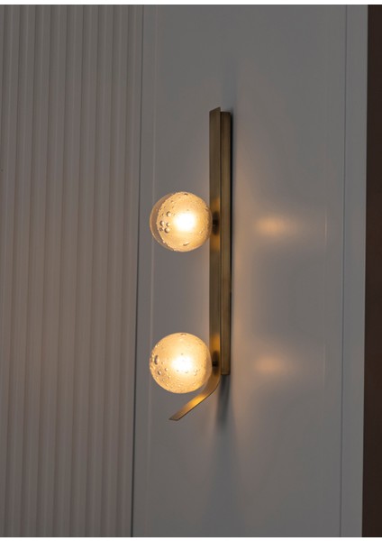 Helsingör Eskitme Soft Kabarcıklı Cam 2'li Aplik fırsatları