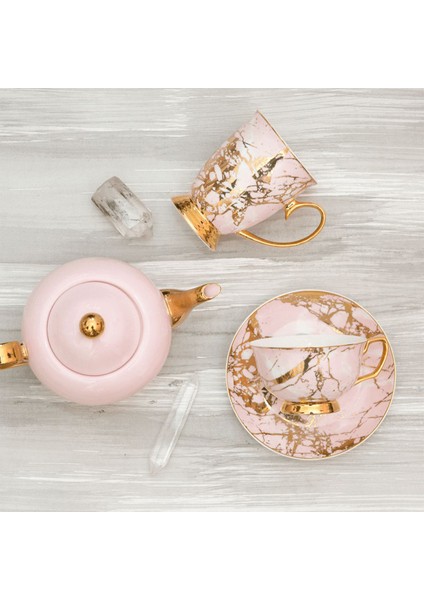 Rose Quartz 24 Ayar Altın Kaplama Mug fiyatları