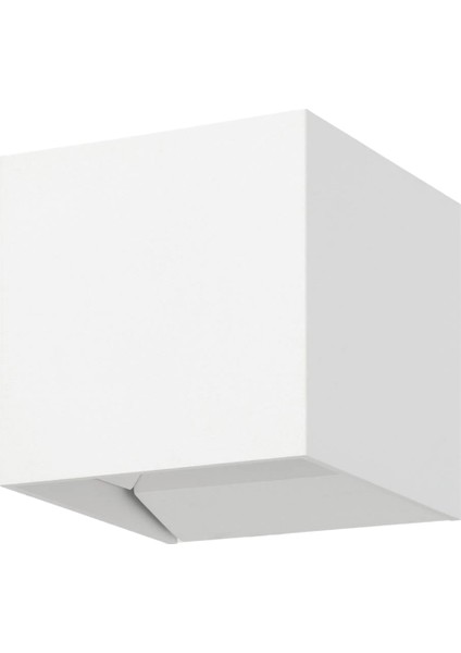 Calpino 3 Beyaz Alüminyum Döküm Dış Mekan Duvar Aplik Aydınlatması 10 cm