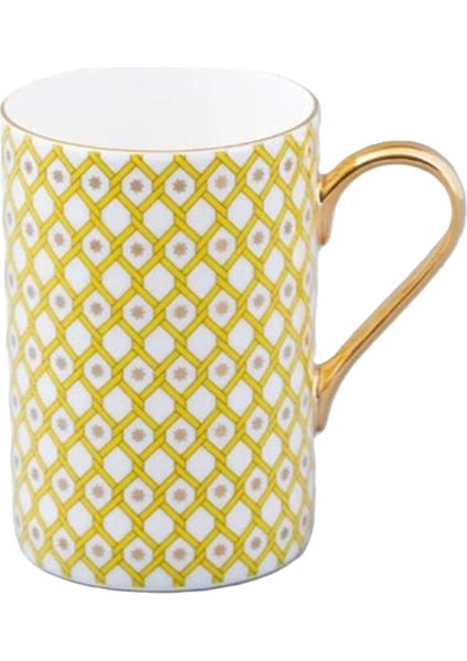 Ldyll Sarı Porselen Kupa 400 ml