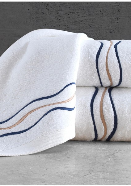 Toscana Beyaz Pamuklu 3'lü Havlu Seti fiyatları