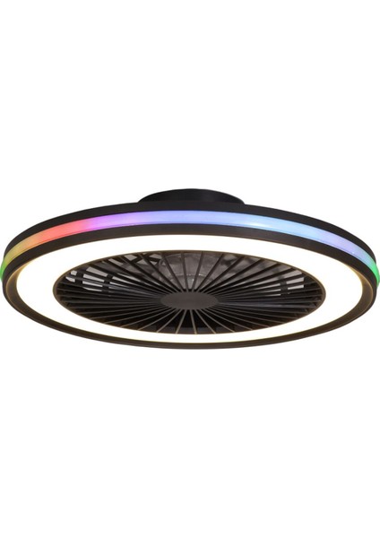 Gamer Büyük Boy Siyah Rgb Ledli Vantilatör