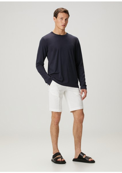 Regular Fit Lacivert Uzun Kollu T-Shirt fiyatları