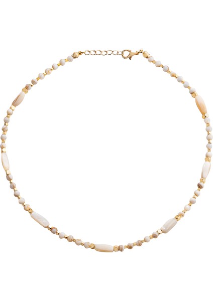 Milky Boncuk Altın Kaplama Kadın Kolye