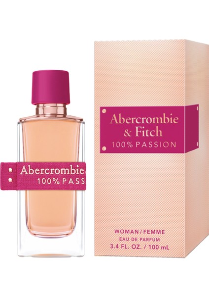 A&f 100% Passion Women Edp 100 ml Kadın Parfüm