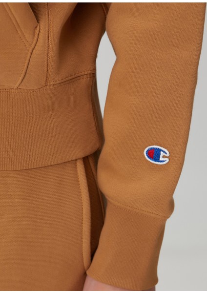 Kahverengi Kapüşonlu Sweatshirt indirimleri