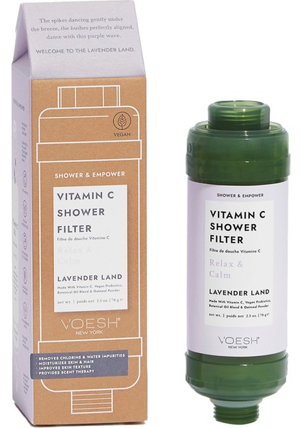 New York Lavanta Kokusu Vitamin C Shower Duş Filtresi