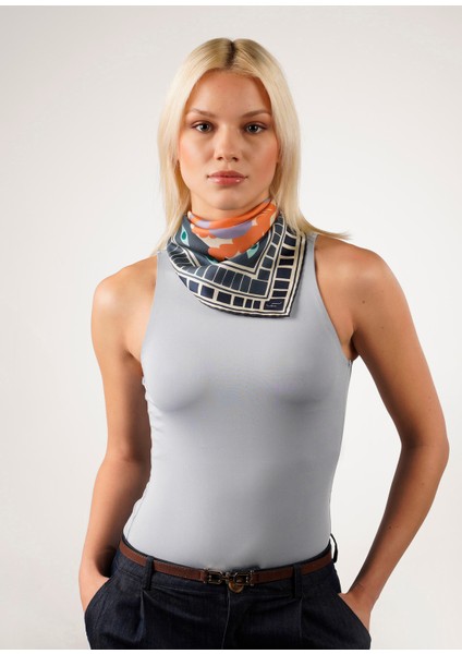 Keep An Eye On Renkli Ipek Kadın Fular 55 cm fırsatları