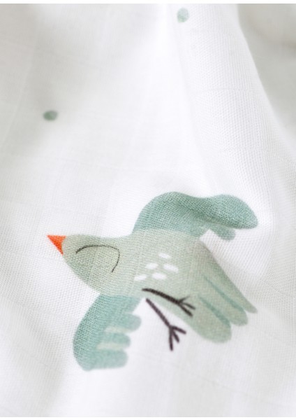 Simba Organik Pamuk Biyeli Çift Taraflı Unisex Bebek Müslin Battaniye indirimleri