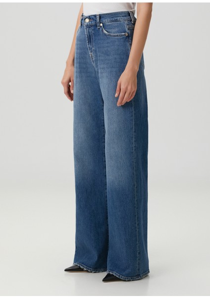 Lotta Wide Leg Mavi Jean Pantolon fiyatları