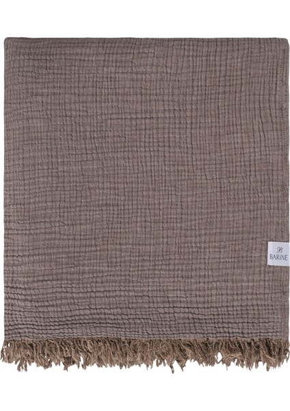 Cocoon Kahverengi / Hardal %100 Pamuk King Size Yatak Örtüsü 240 x 260 cm fiyatları