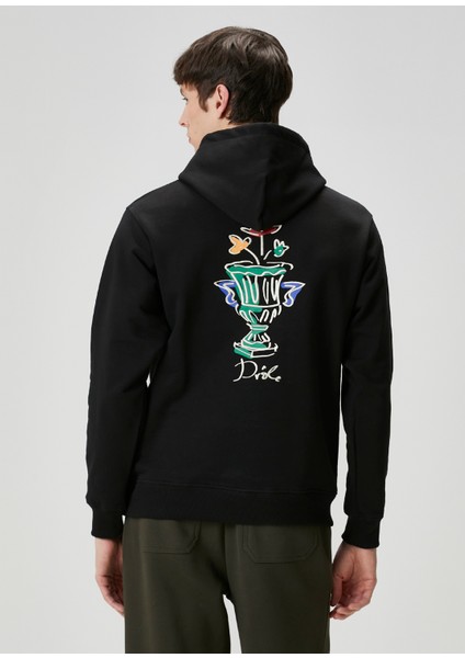 Vase Siyah Kapüşonlu Nakışlı Sweatshirt fırsatları