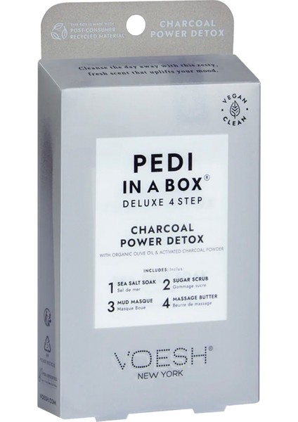 New York Pedi In A Box Deluxe Karbon 4 Adımlı Pedikür Seti