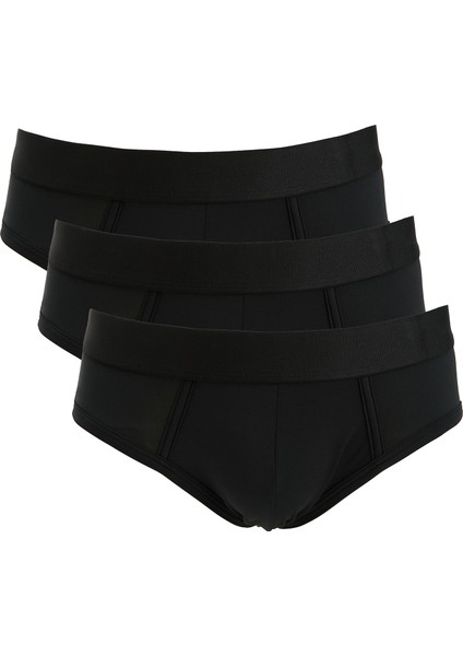 Siyah 3lü Slip Set