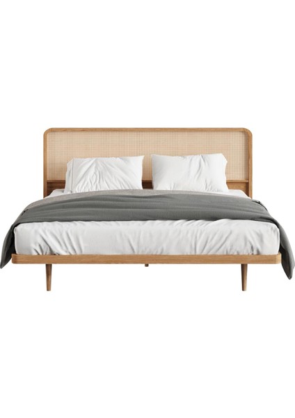 Pera Meşe Hazeran Başlıklı Yatak Seti 207X205 cm