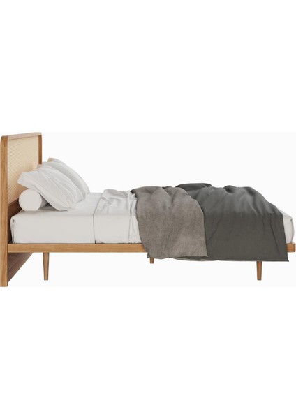 Pera Meşe Hazeran Başlıklı Yatak Seti 207X205 cm modelleri