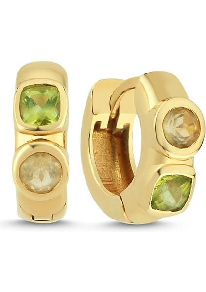 Crux 14 Ayar Altın Kadın Halka Küpe