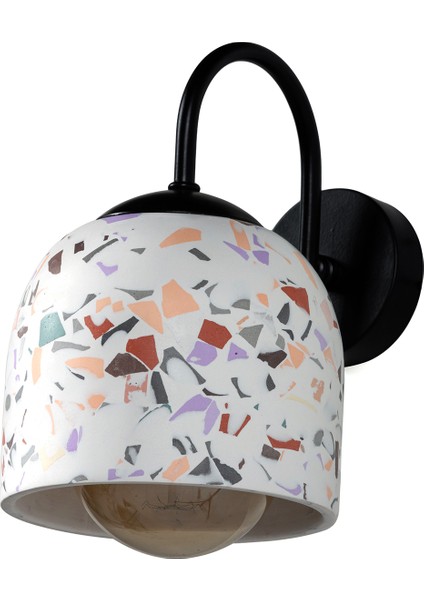 Terrazzo Metal Detaylı Aplik