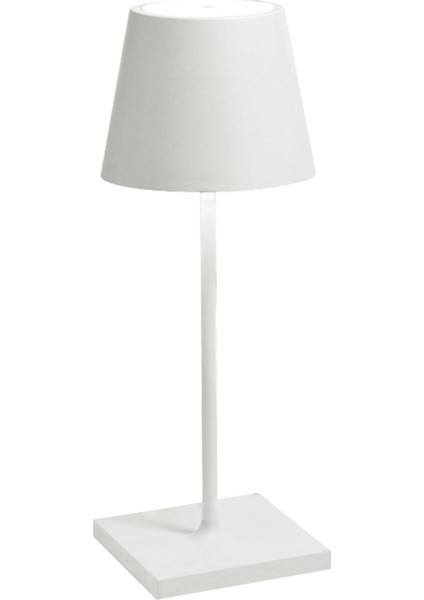 Poldina Pro Beyaz Mini Şarjlı Masa Lambası