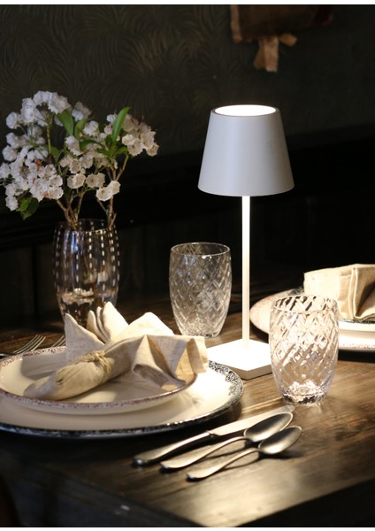 Poldina Pro Beyaz Mini Şarjlı Masa Lambası fırsatları