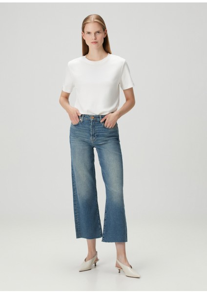 Mavi Crop Flare Jean Pantolon