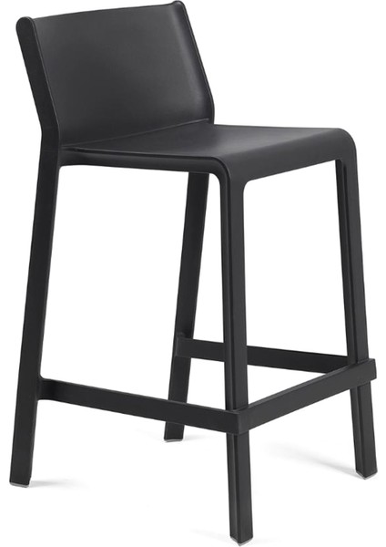 Trill Anthracite Istiflenebilir Mini Bar Sandalyesi