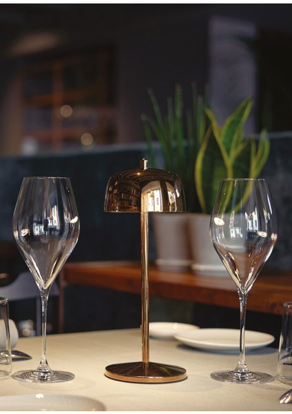 Circe Pro Pembe Altın Şarjlı LED Masa Lambası modelleri