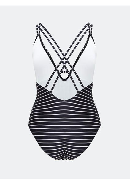 Yeni Sezon Çizgili Çıkarılabilir Pedli Kadın Mayo fiyatları