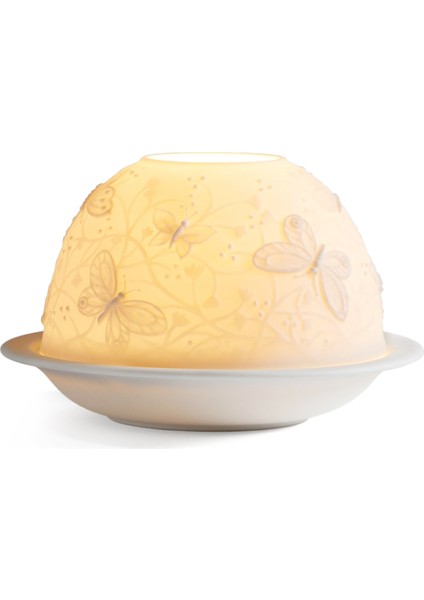 Lithophanie Butterflies In Flight LED Masa Lambası