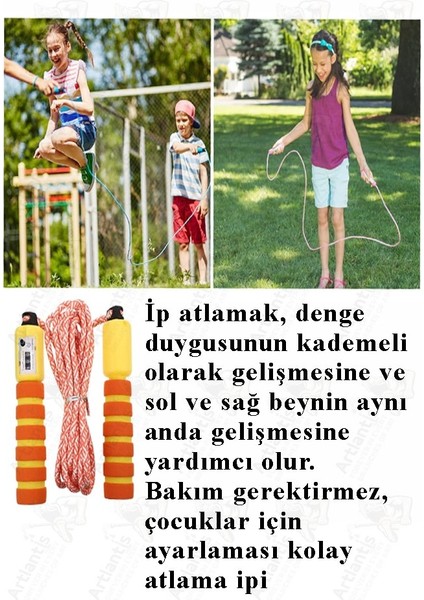Atlama Ipi Ayarlanabilir Sayaçlı 3 Adet Ayarlı Göstergeli Atlama Ipi Evde Spor Ipi Sünger Tutamaçlı Antreman Egzersiz modelleri