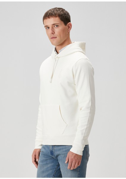 Ekru Kapüşonlu Sweatshirt modelleri
