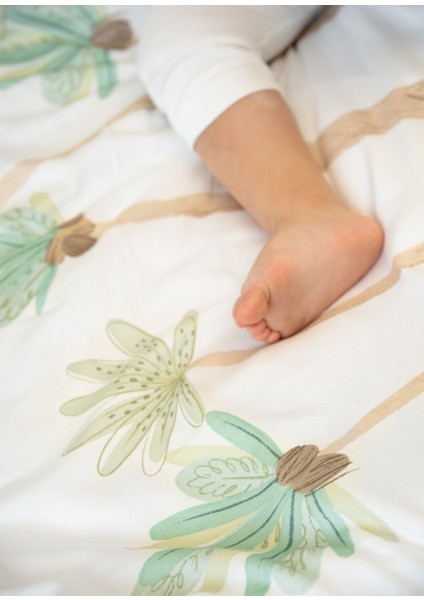 Dino %100 Organik Pamuk Saten Bebek Çocuk Nevresim Takımı 160 x 220 cm indirimleri