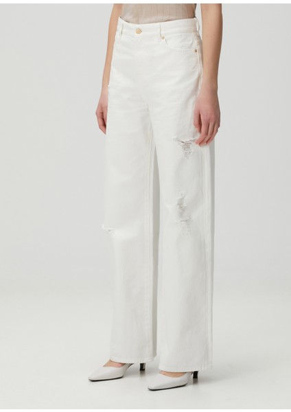 Scout Beyaz Wide Leg Jean Pantolon modelleri
