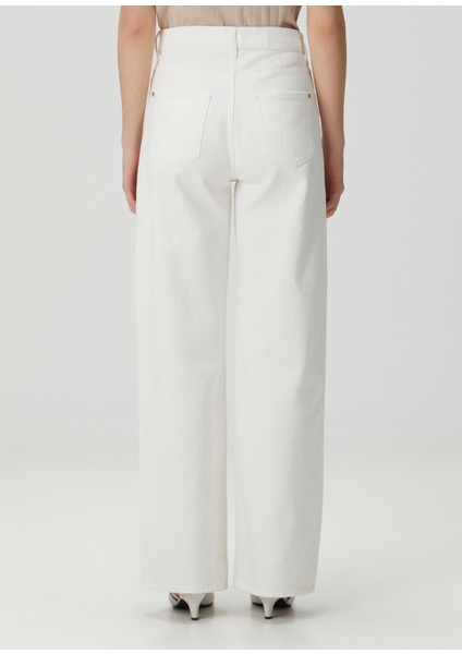 Scout Beyaz Wide Leg Jean Pantolon fırsatları