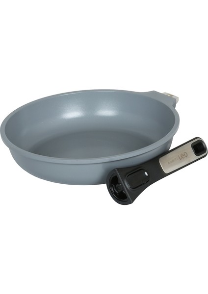 Leo Phantom Smoked Grey Alüminyum Kızartma Tavası 28 cm fiyatları