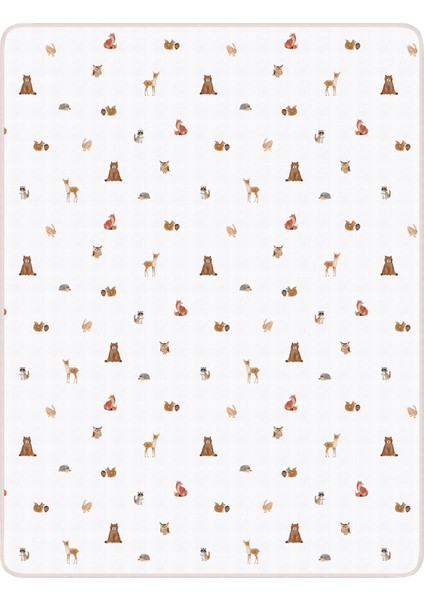 Forest Amigos Organik Pamuk Biyeli Çift Taraflı Unisex Bebek Müslin Battaniye fiyatları