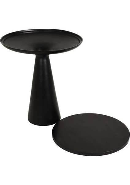 Rue Siyah Mermer Yan Sehpa indirimleri