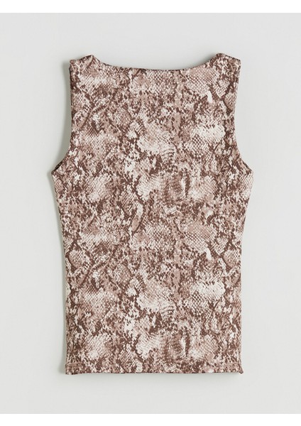 Yeni Sezon U Yaka Desenli Kadın Atlet indirimleri