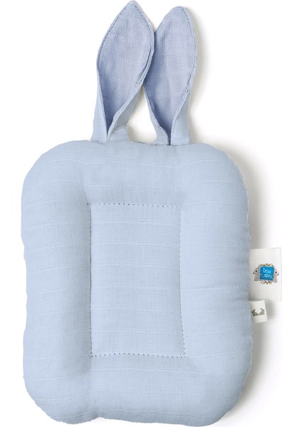 Endless Blue Müslin Bebek Emzirme Yastığı