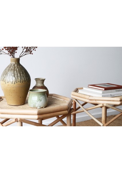 Classy Rattan Naturel Sehpa indirimleri