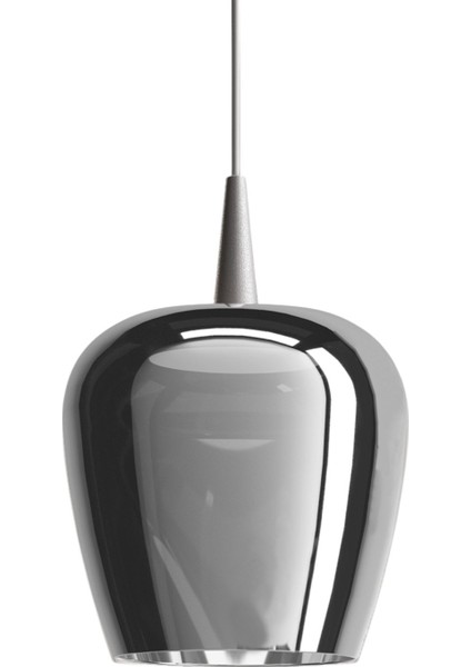 Bilia Gümüş Rengi Cam Küçük Boy Sarkıt