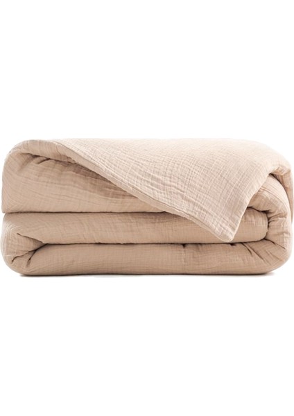 Meshur Bej Keten Çift Kişilik Nevresim Kılıfı 200 x 220 cm